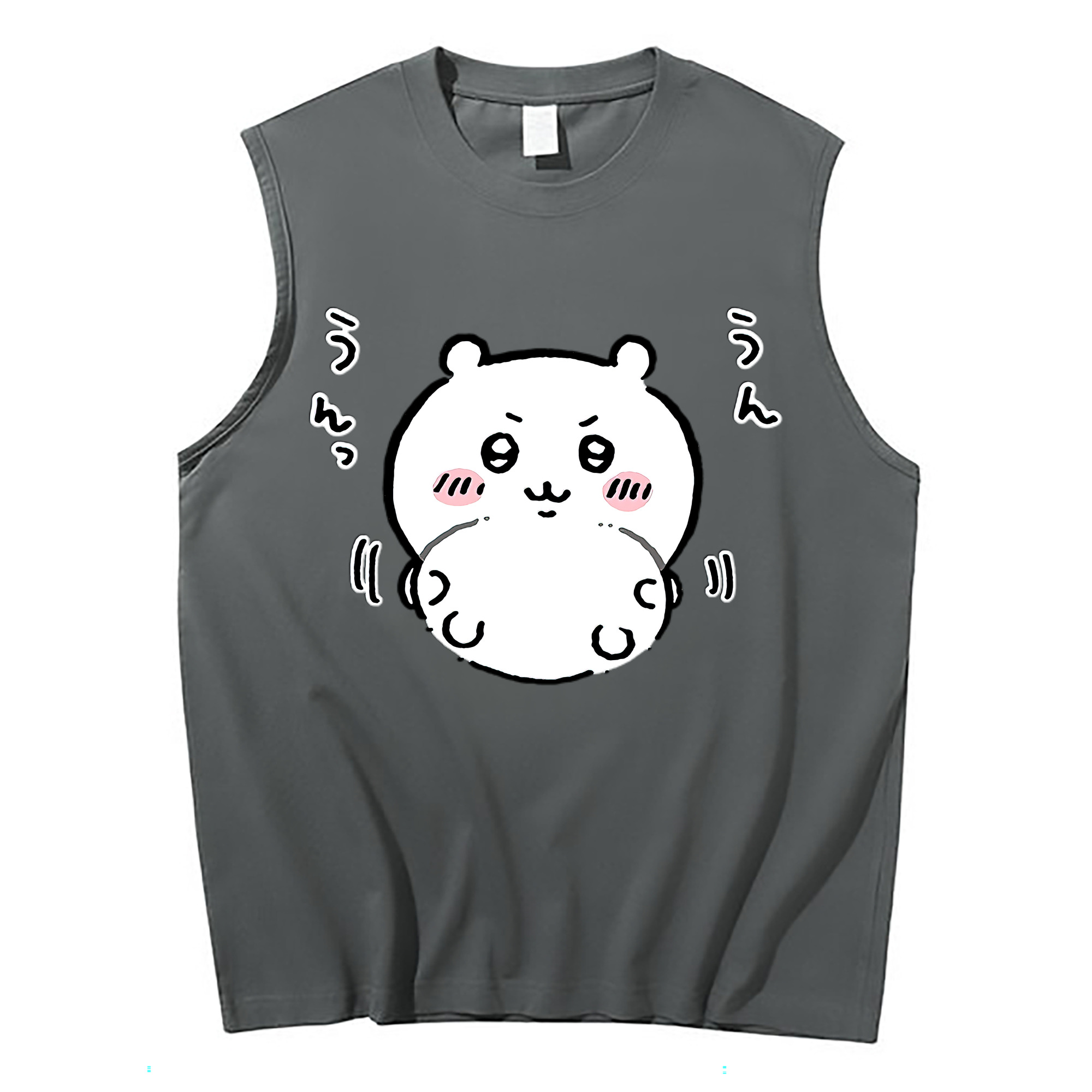 （画像用） ちいかわ ちいかわ Chii-kawa chiikawa コットン100％タンクトップ（フロントプリント）